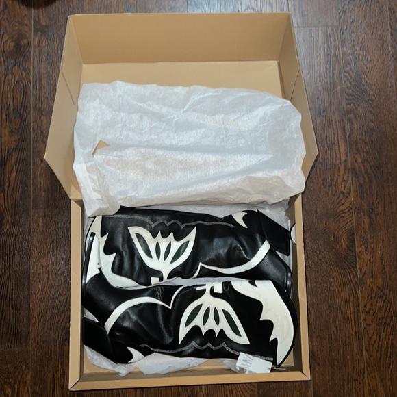 Zara Cowboys boots Leather size 40/9US - Picture 11 of 15